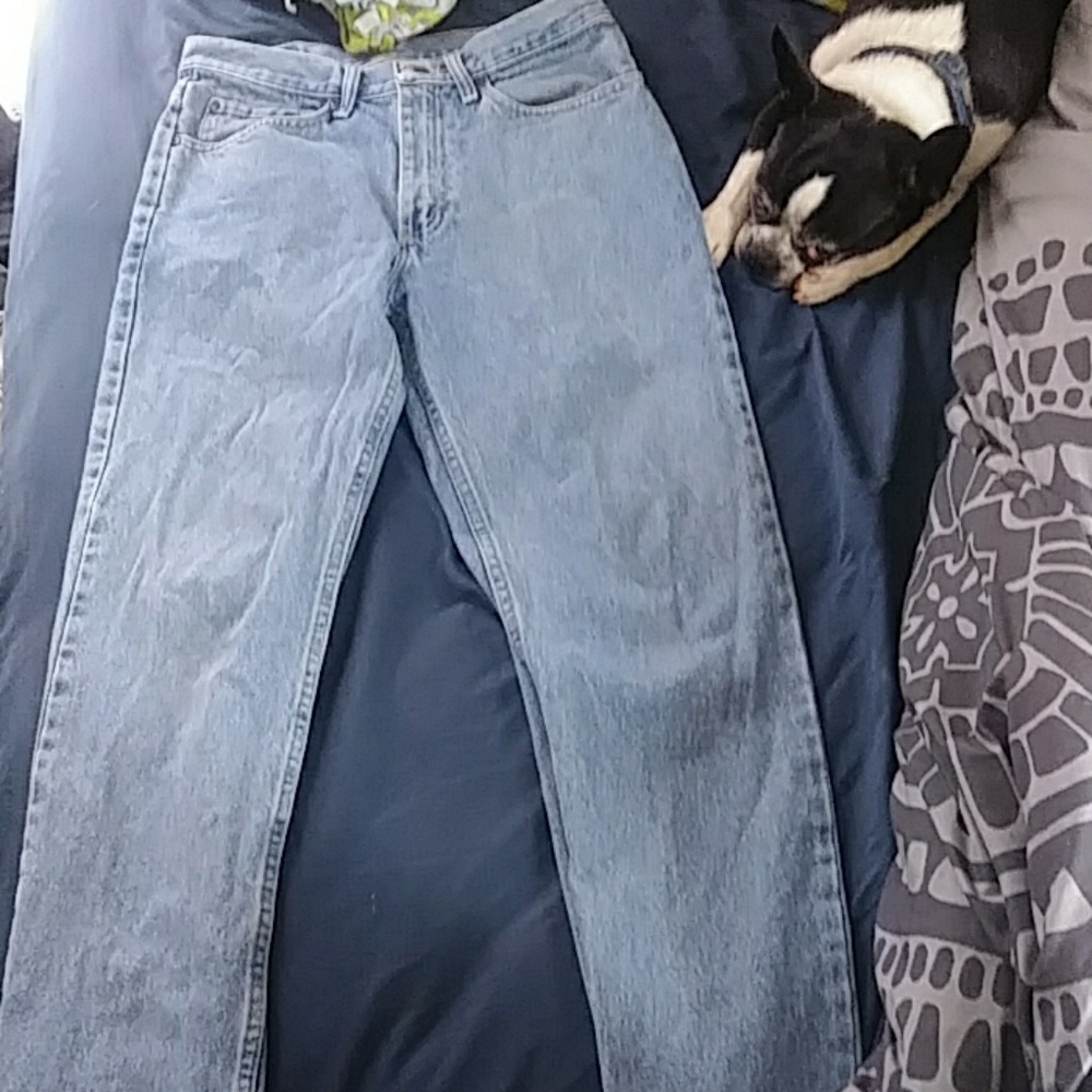 Mens light wash jeans